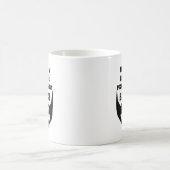Theresひげのない人々の名前… 女性 コーヒーマグカップ (中央)
