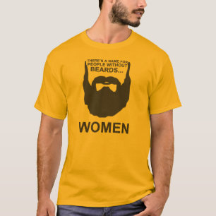 Theresひげのない人々の名前… 女性 tシャツ