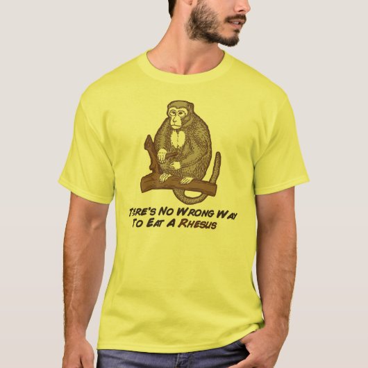 Theresリーサスを食べる間違った方法無し Tシャツ (正面)