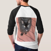 theres私の背部の猫 tシャツ (裏面)