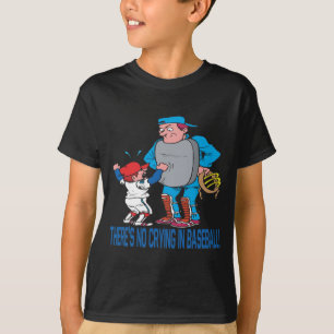 Theres野球の泣き叫び無し Tシャツ