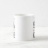 There's A 99% Chance I Don't Care Shirt Keep Think コーヒーマグカップ (中央)