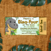 There's a Dino Four on the Loose - Ticket 招待状
