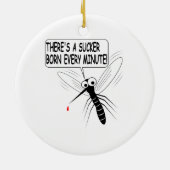 There's A Sucker Born Every Minute セラミックオーナメント (裏面)