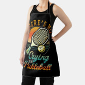 Theres No泣き叫びインピックボールスポーツラブレトロP エプロン (インサイチュ)