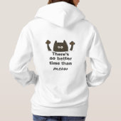 there's no better time than meow hoodie パーカ (裏面)