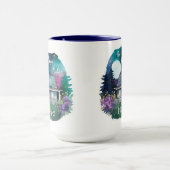 Theres No Place Like.ホームウォーターカラースターリーナイト マグカップ (中央)