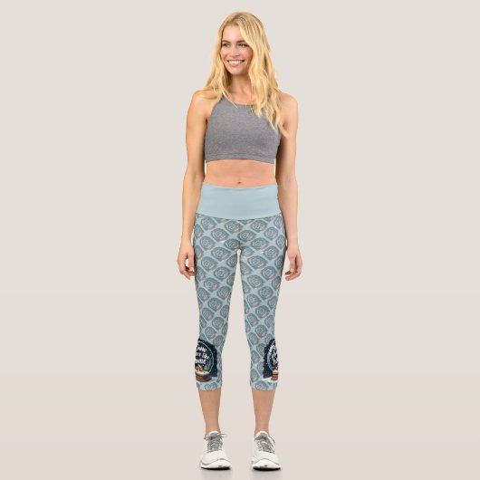 There's No Place Like Home - ホリデーの名言 カプリレギンス (正面)