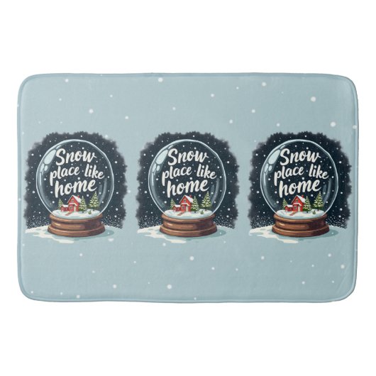 There's No Place Like Home - ホリデーの名言 バスマット (正面)
