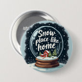 There's No Place Like Home - ホリデーの名言 缶バッジ (正面&裏面)