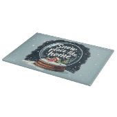 There's No Place Like Home ホリデー クォート カッティング ボード (角)