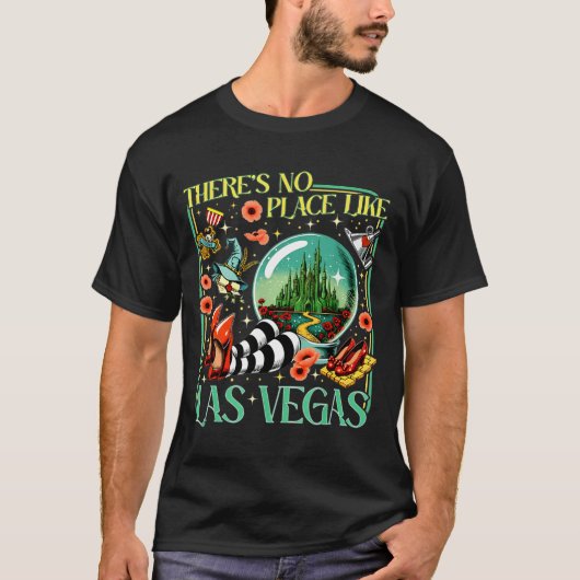 There's No Place Like Las Vegas Tシャツ (正面)
