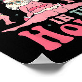 There's Some Hos In This House Christmas Pink Sant ポスター (角)