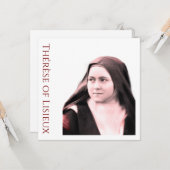 Thérèse of Lisieux (c. 1890s) カード (正面/裏面インサイチュ)