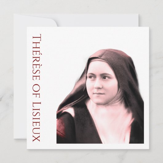 Thérèse of Lisieux (c. 1890s) カード (正面)