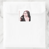 Thérèse of Lisieux (c. 1890s) スクエアシール (バッグ)