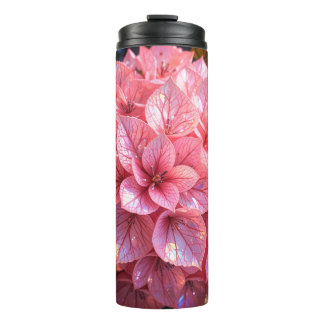 Thermal Bottle with Pink Flowers タンブラー