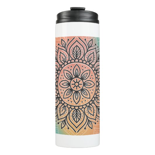 Thermal Mandala Water Bottle タンブラー (正面)