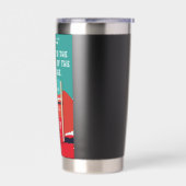 Thermal travel mug 保温保冷タンブラー (左面)