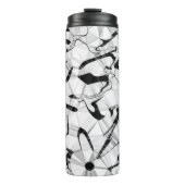 Thermal Tumblerの白黒 タンブラー (正面)