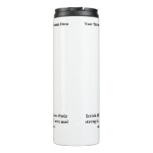 Thermal Tumbler  タンブラー (裏面)