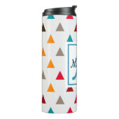 Thermal Tumbler – モノグラムパーソナライズされた三角形 タンブラー (回転左)