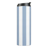 Thermal Tumbler Baby Blue & White Stripe タンブラー (回転左)