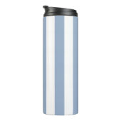 Thermal Tumbler Baby Blue & White Stripe タンブラー (回転右)