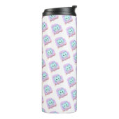 Thermal Tumbler Cat Be Mine Pink Hearts タンブラー (回転左)