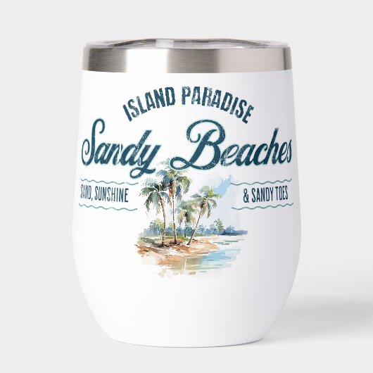 Thermal Tumbler - Sandy Beaches Collection (背面)