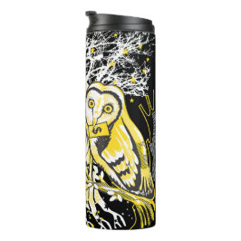 Thermal Tumbler – Urban Tree Owl & Wealth Surreal  タンブラー