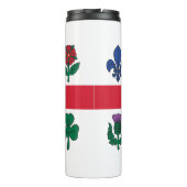 Thermal Tumbler with flag of Montreal, Canada タンブラー (裏面)