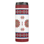 THERMAL TUMBLER with nacional patternsセルビア タンブラー (裏面)