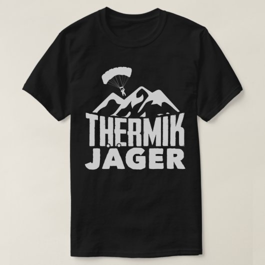 Thermik Jger Paraglider Paragliding Gleitschirm 2 Tシャツ (デザイン正面)