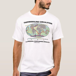 Thermohalineの循環(子午線の転覆) Tシャツ