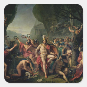 Thermopylae、480のLeonidas紀元前に、1814年 スクエアシール
