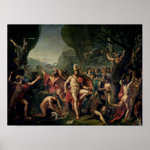 Thermopylae、480のLeonidas紀元前に、1814年 ポスター