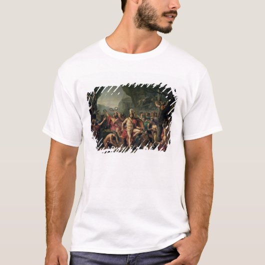 Thermopylae、480のLeonidas紀元前に、1814年 Tシャツ (正面)