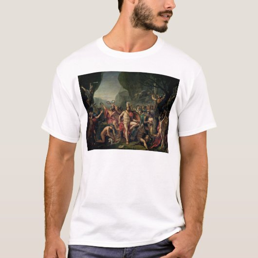Thermopylae、480のLeonidas紀元前に、1814年 Tシャツ (正面)