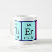 Theronの定期的なテーブル名mag コーヒーマグカップ (正面左)