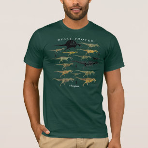 Theropodaの恐竜のワイシャツグレゴリーS.ポール Tシャツ