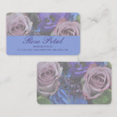 Therosegarden著バラの名刺 名刺 (正面/裏面)
