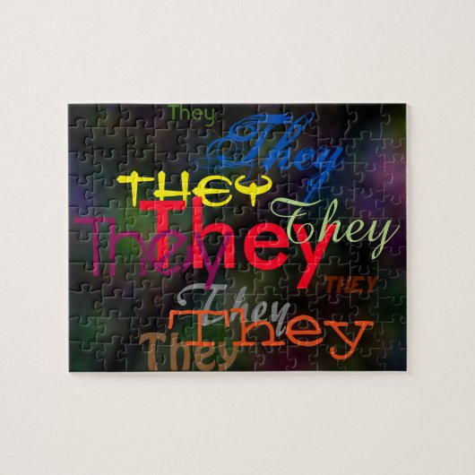 Thes/カスタムProunoun Overパズル ジグソーパズル (横)