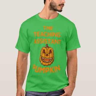 The's Assistant 教え Pumpkin Funny Halloween Cos Tシャツ