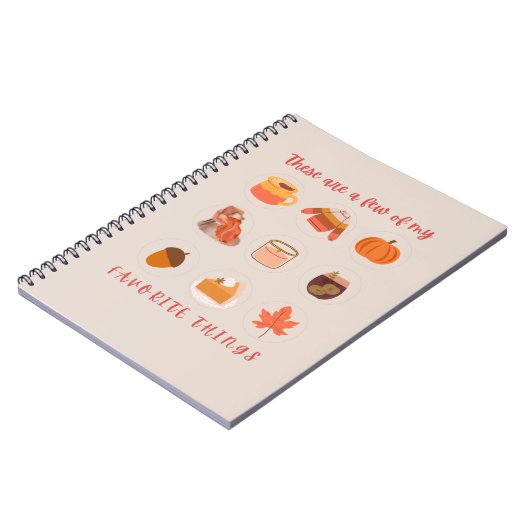 These Are Few Of My Favorite Things ノートブック (左側)