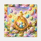 These are magnets, Easter magical chick and bunny マグネット (正面)