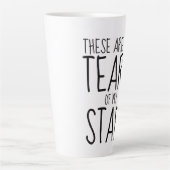 These Are The Tears Of My Staff カフェラテマグ (正面)