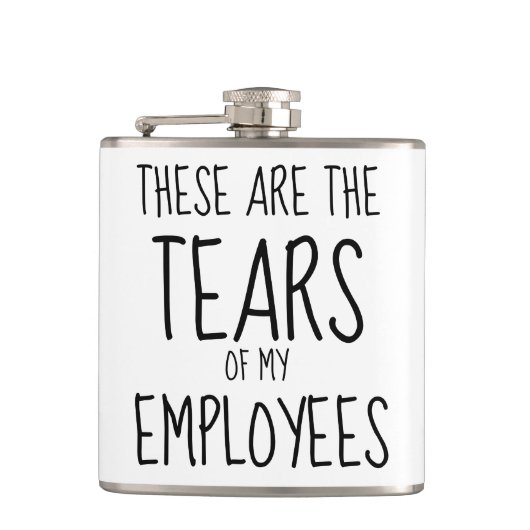 These Are The Tears Of My Staff フラスク (正面)