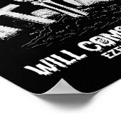 These Bones Will Come To Life Skeleton Christian H ポスター (角)