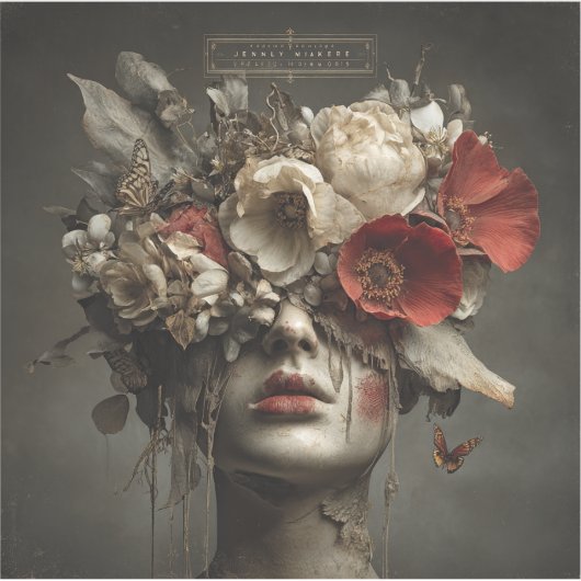 These Fleeting Lips — Gothic Fine Art シール (正面)